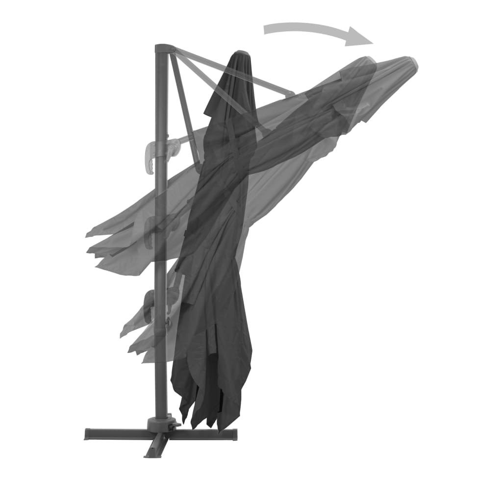 Parasol Met Draagbare Voet Kleurig