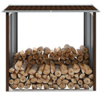 Haardhoutschuur 172X91X154 Cm Gegalvaniseerd Staal