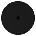Springmat Voor 10 Feet/3,05 M Ronde Trampoline Stof Zwart