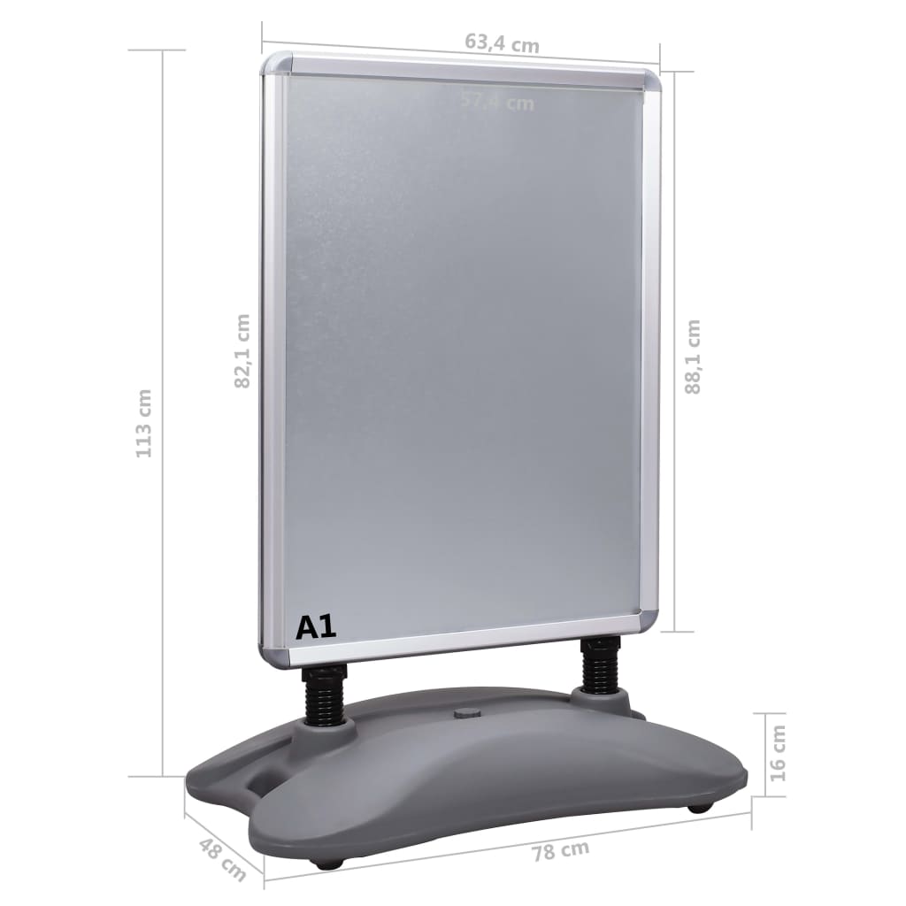 Posterstandaard A1 Waterdicht Aluminiumlegering