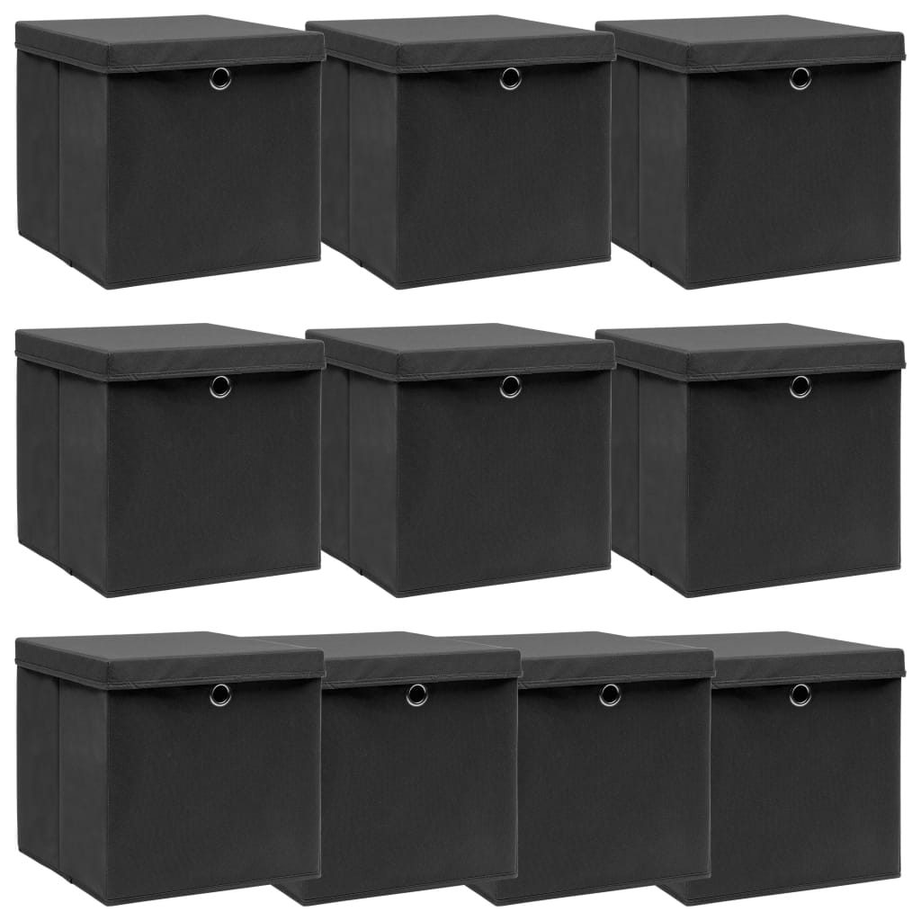 Opbergboxen Met Deksel 32X32X32 Cm Stof Roze