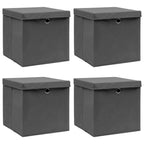 Opbergboxen Met Deksel 32X32X32 Cm Stof Roze