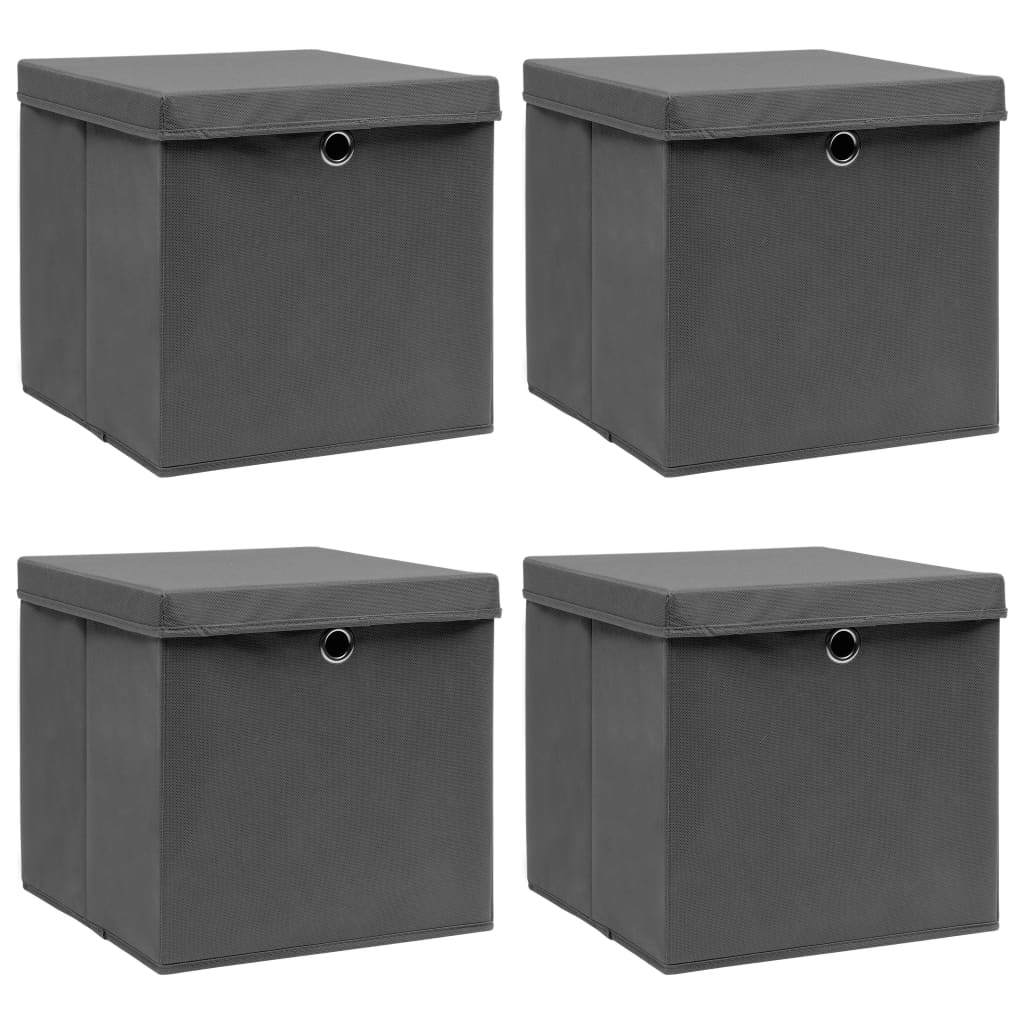 Opbergboxen Met Deksel 32X32X32 Cm Stof Roze