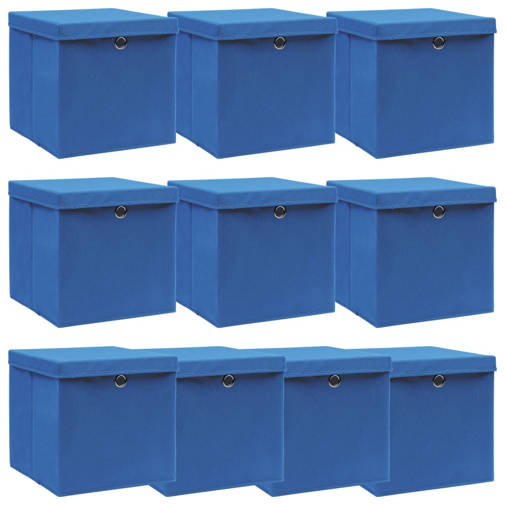 Opbergboxen Met Deksel 32X32X32 Cm Stof Roze