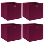 Opbergboxen Met Deksel 32X32X32 Cm Stof Roze
