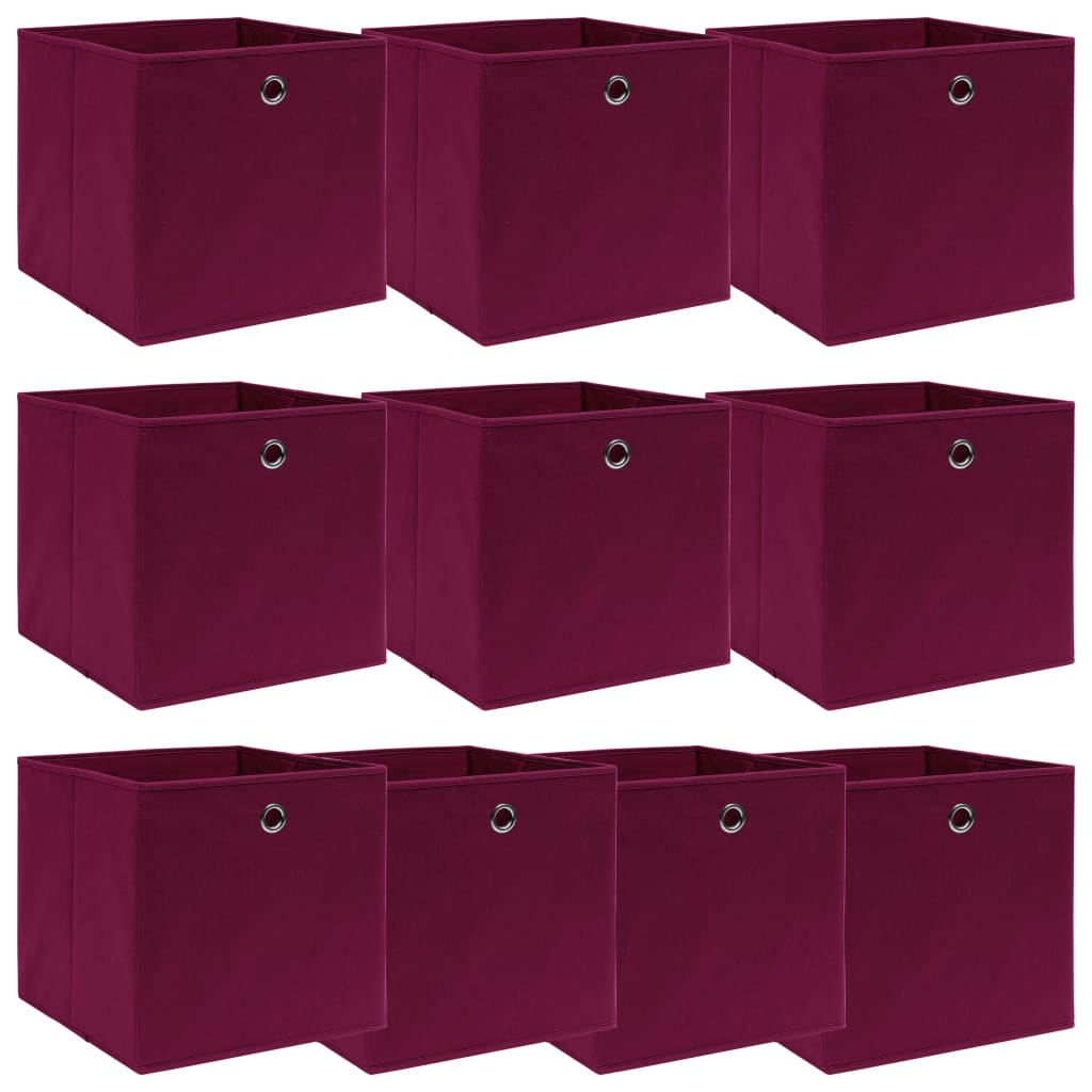 Opbergboxen Met Deksel 32X32X32 Cm Stof Roze