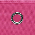 Opbergboxen Met Deksel 32X32X32 Cm Stof Roze