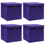 Opbergboxen Met Deksel 32X32X32 Cm Stof Roze