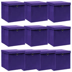 Opbergboxen Met Deksel 32X32X32 Cm Stof Roze