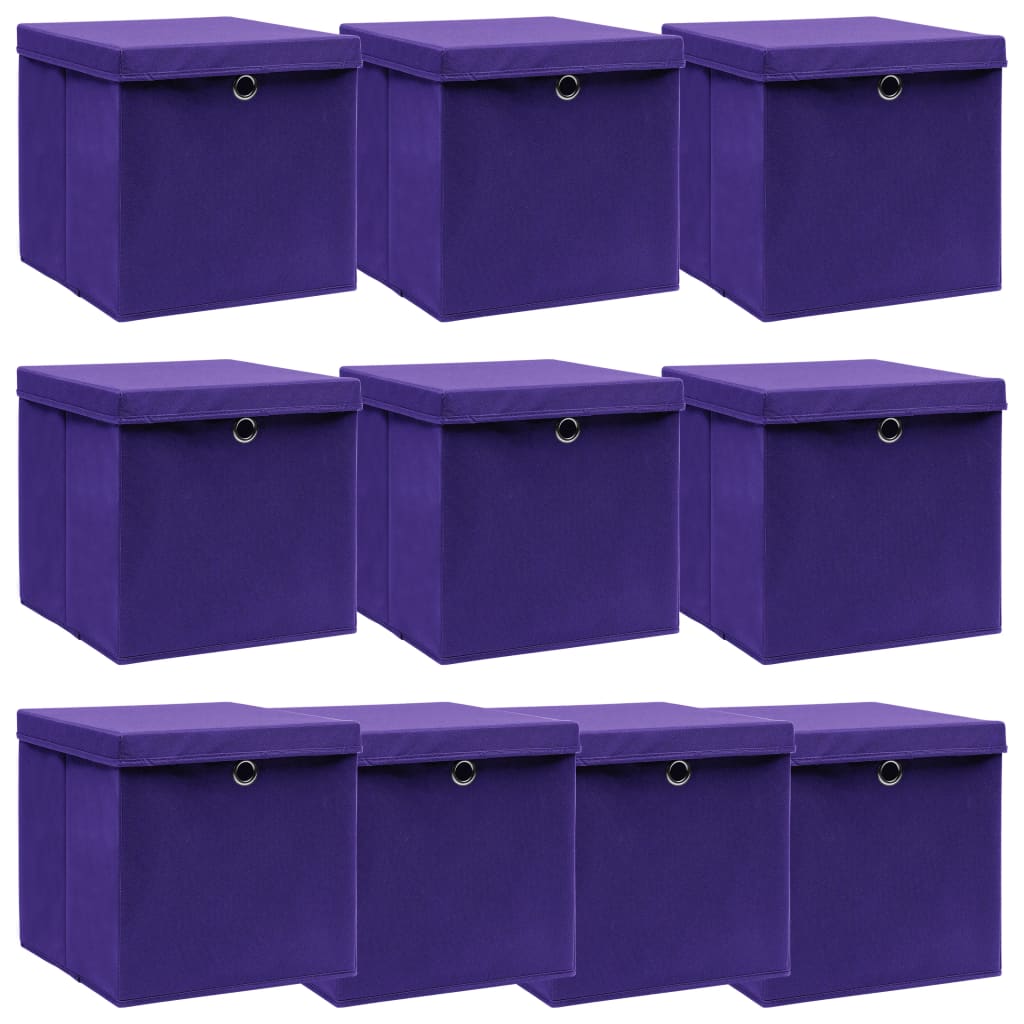 Opbergboxen Met Deksel 32X32X32 Cm Stof Roze