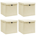 Opbergboxen Met Deksel 32X32X32 Cm Stof Roze