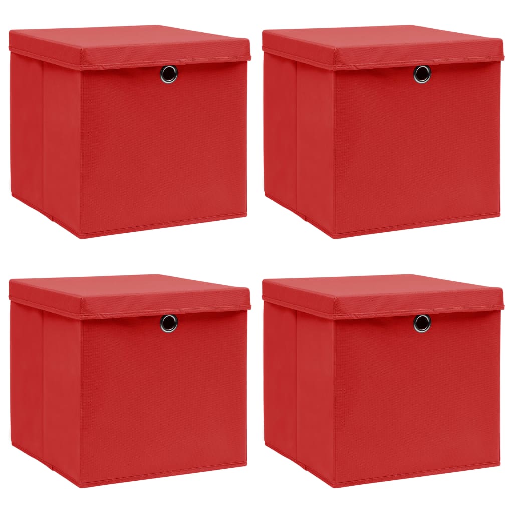 Opbergboxen Met Deksel 32X32X32 Cm Stof Roze