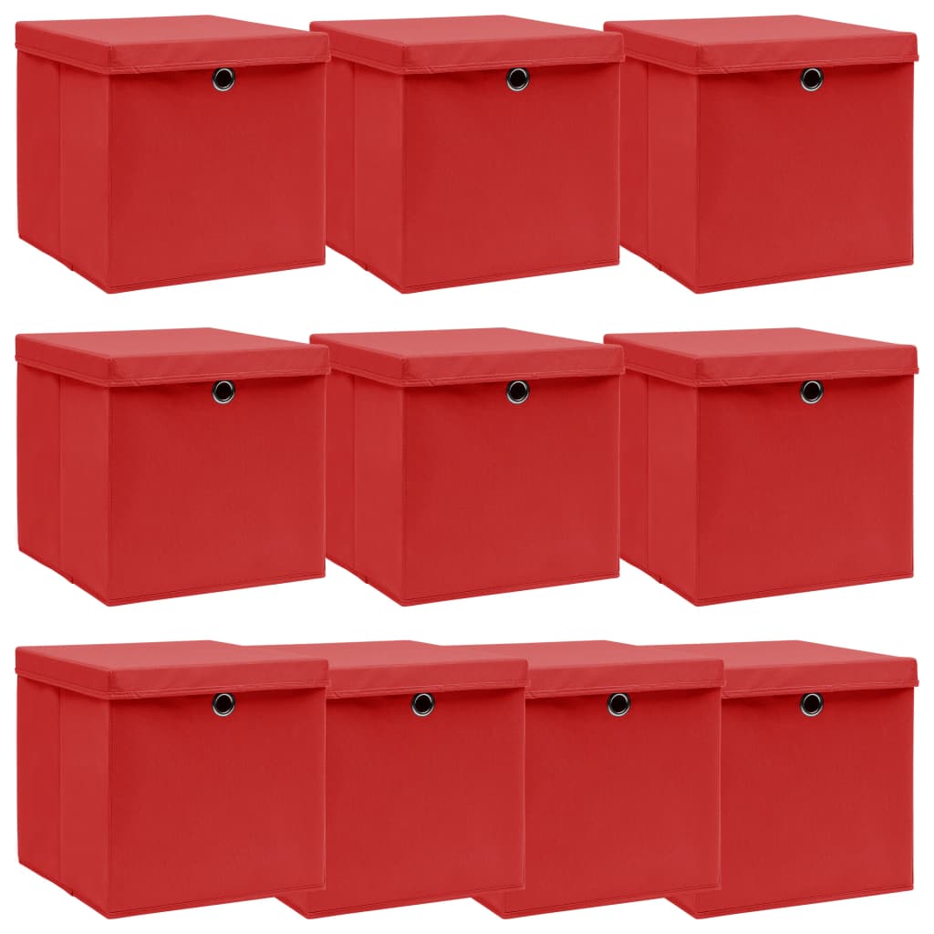 Opbergboxen Met Deksel 32X32X32 Cm Stof Roze