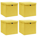 Opbergboxen Met Deksel 32X32X32 Cm Stof Roze