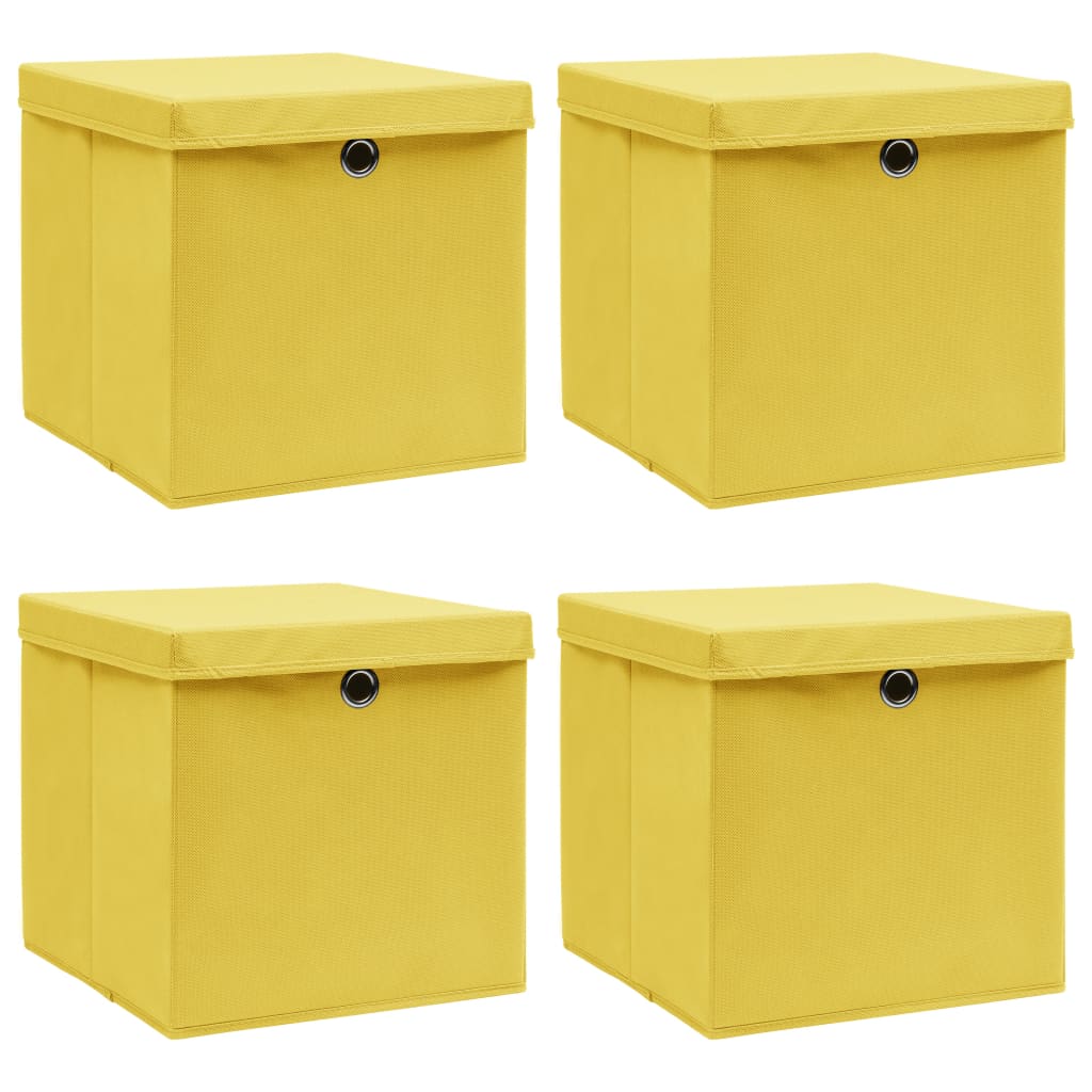Opbergboxen Met Deksel 32X32X32 Cm Stof Roze