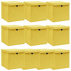 Opbergboxen Met Deksel 32X32X32 Cm Stof Roze