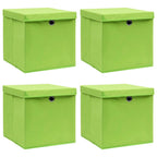 Opbergboxen Met Deksel 32X32X32 Cm Stof Roze