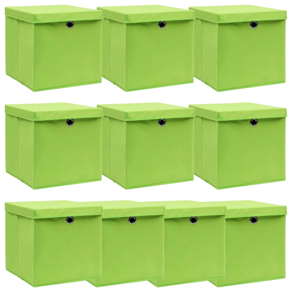 Opbergboxen Met Deksel 32X32X32 Cm Stof Roze