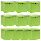 Opbergboxen Met Deksel 32X32X32 Cm Stof Roze
