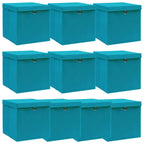 Opbergboxen Met Deksel 32X32X32 Cm Stof Roze