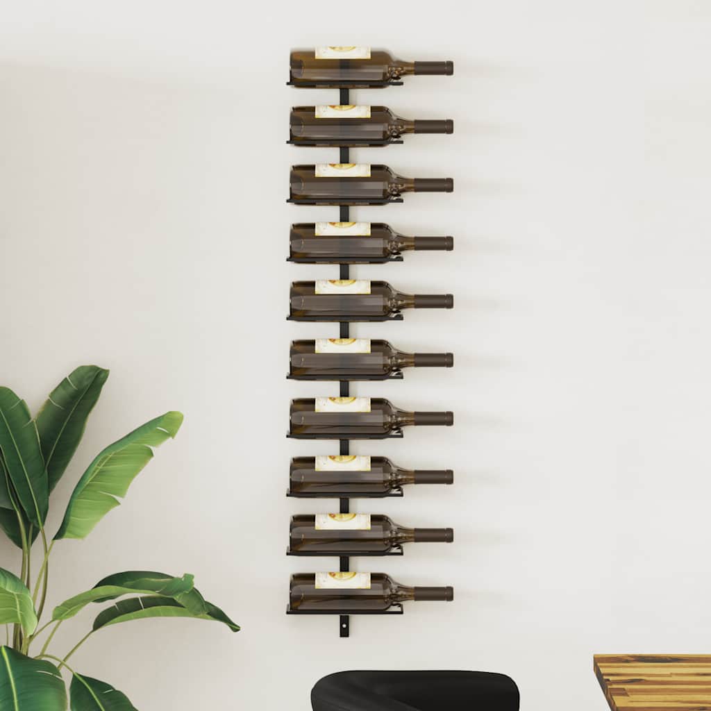 Wijnrek Voor 9 Flessen Wandmontage Ijzer