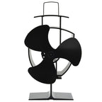 Kachelventilator Met 2 Vinnen Zwart