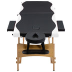 Massagetafel Inklapbaar 2 Zones Hout