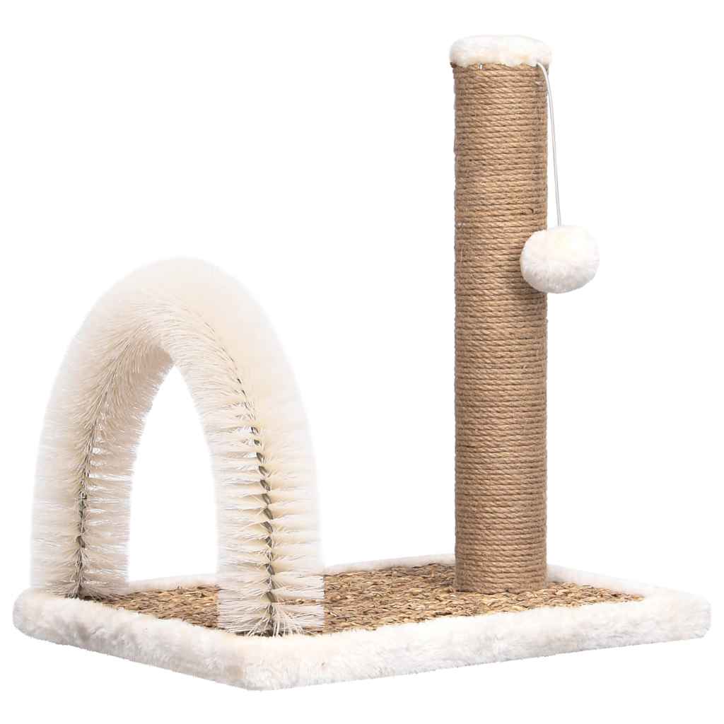 Kattenkrabpaal Met Borstelboog En Krabpaal