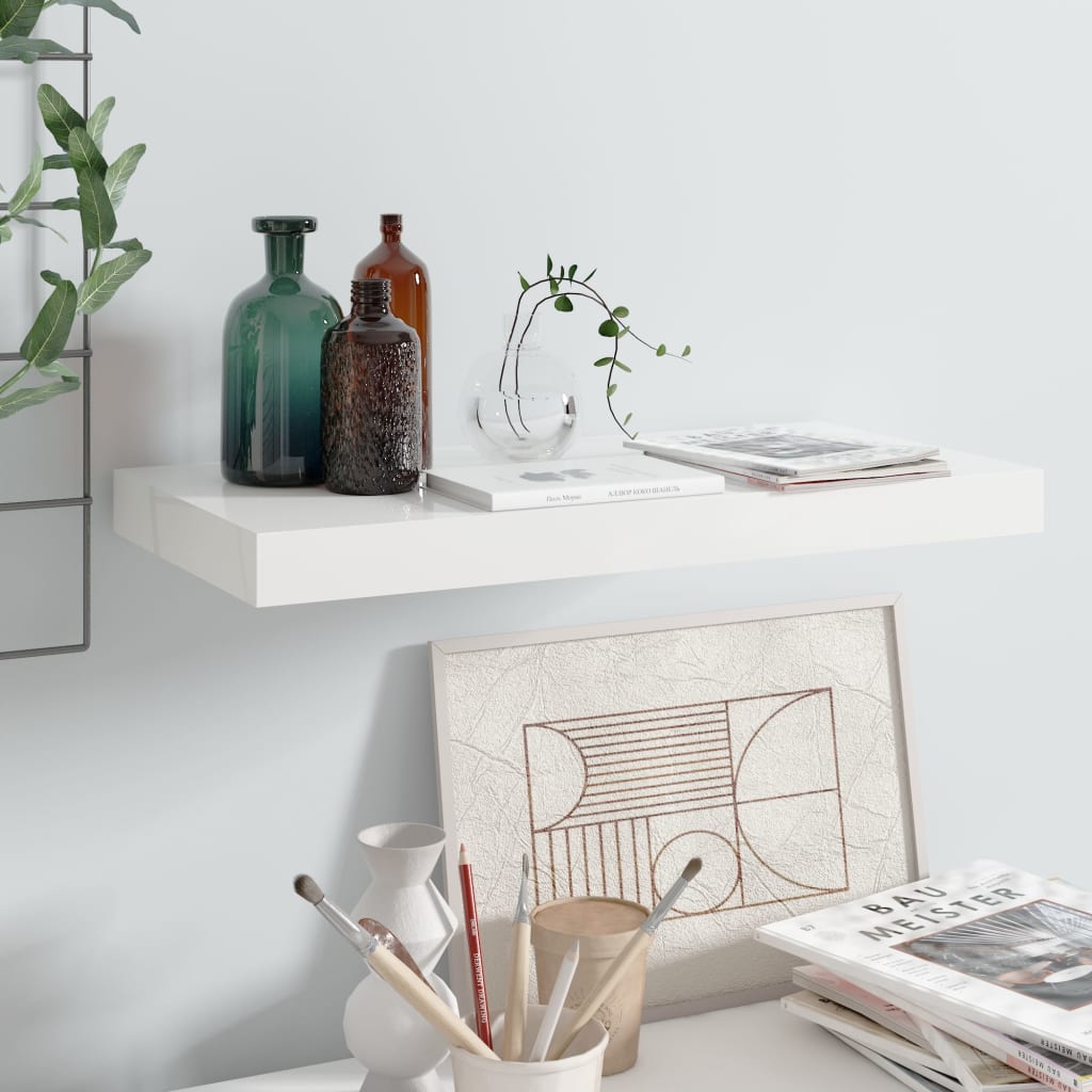 Wandschap Zwevend 23X23,5X3,8 Cm Mdf