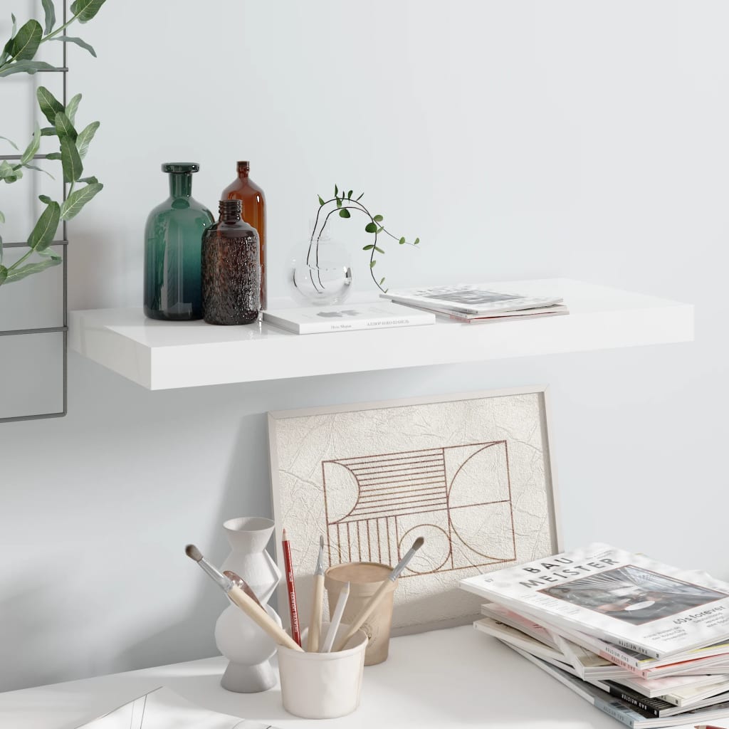 Wandschap Zwevend 23X23,5X3,8 Cm Mdf