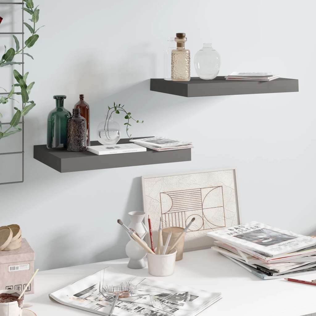 Wandschap Zwevend 23X23,5X3,8 Cm Mdf
