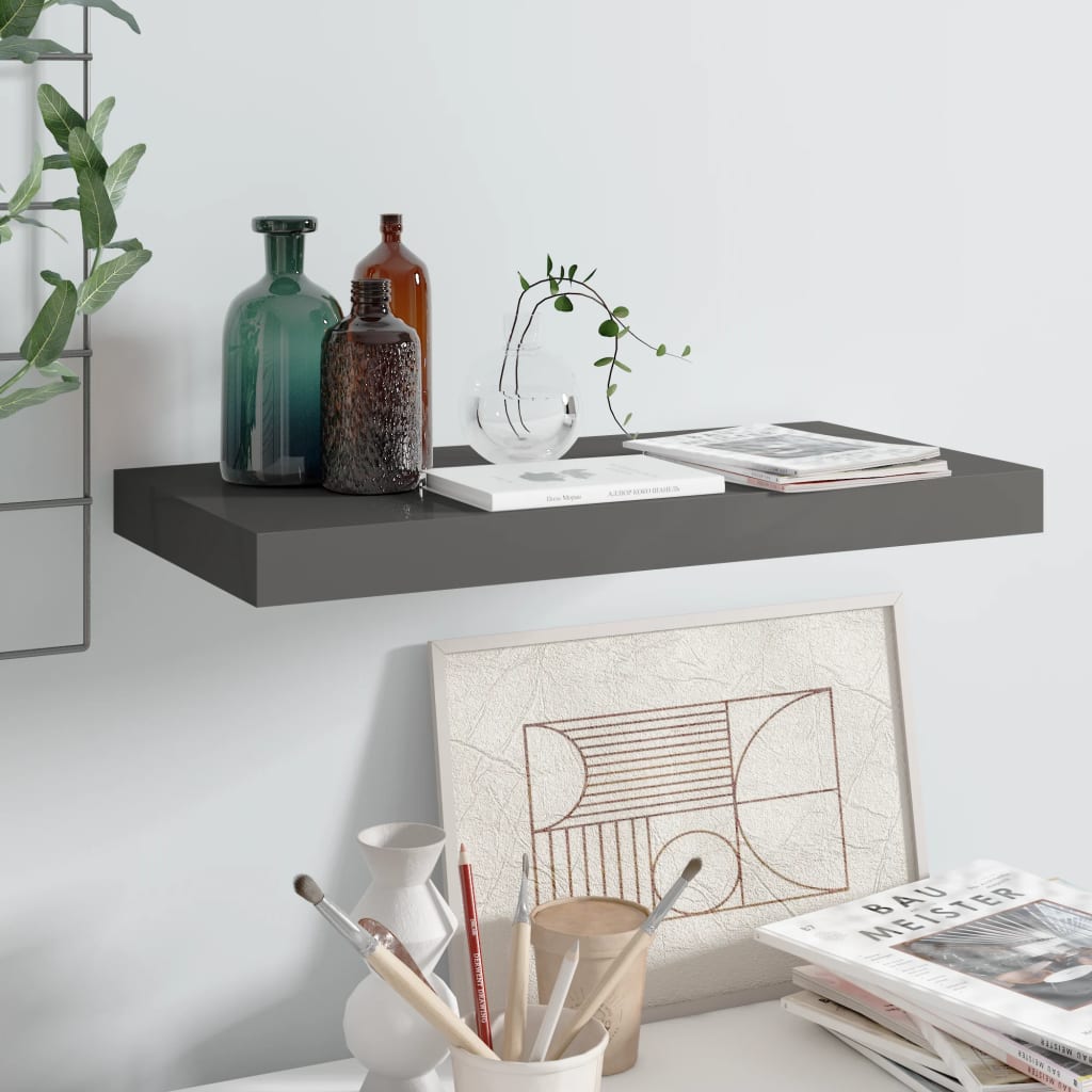 Wandschap Zwevend 23X23,5X3,8 Cm Mdf
