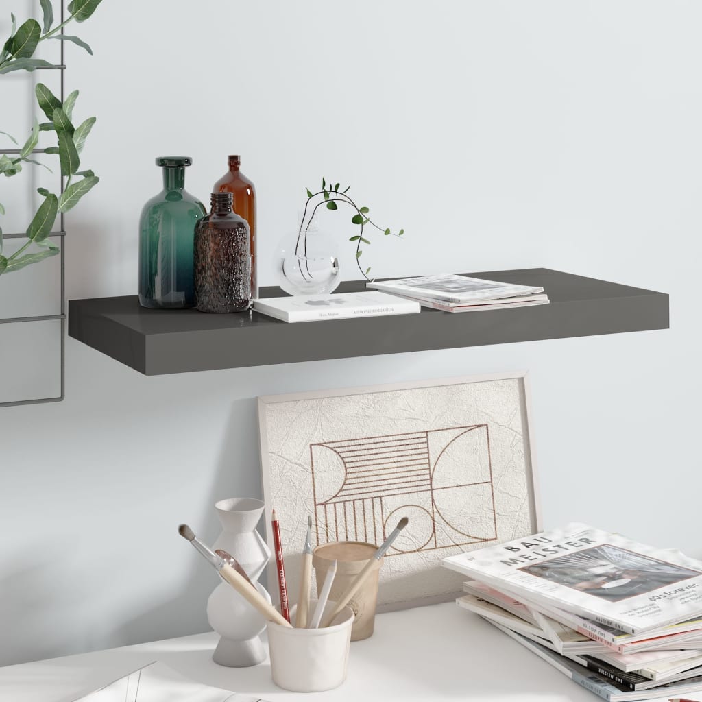 Wandschap Zwevend 23X23,5X3,8 Cm Mdf