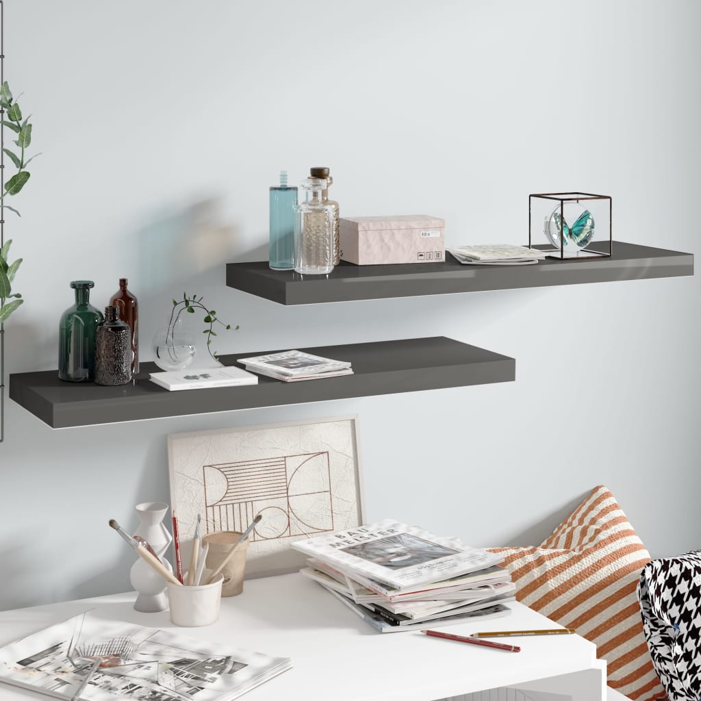 Wandschap Zwevend 23X23,5X3,8 Cm Mdf