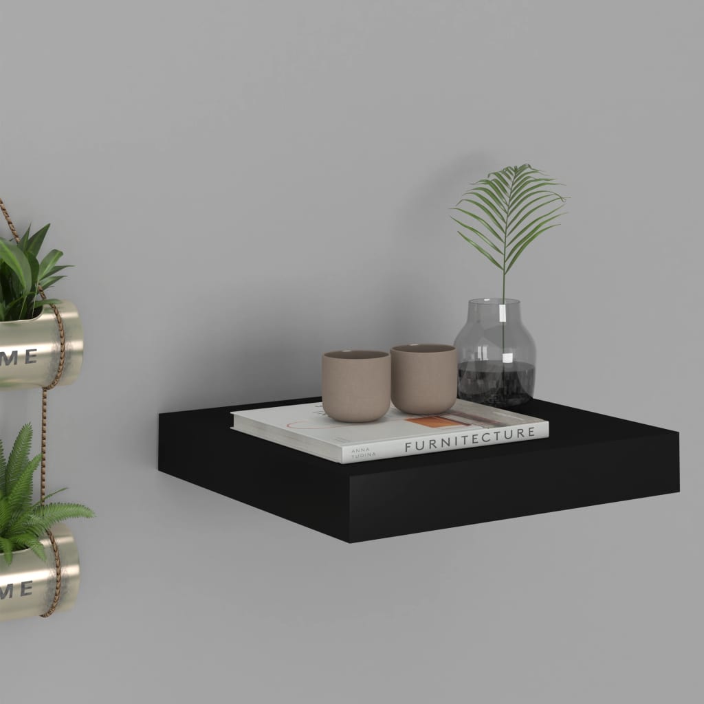 Wandschap Zwevend 23X23,5X3,8 Cm Mdf