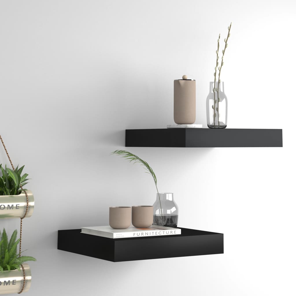 Wandschap Zwevend 23X23,5X3,8 Cm Mdf