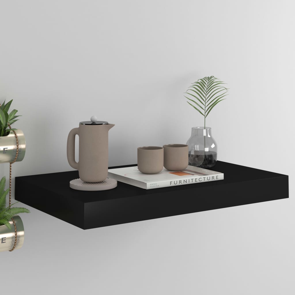 Wandschap Zwevend 23X23,5X3,8 Cm Mdf