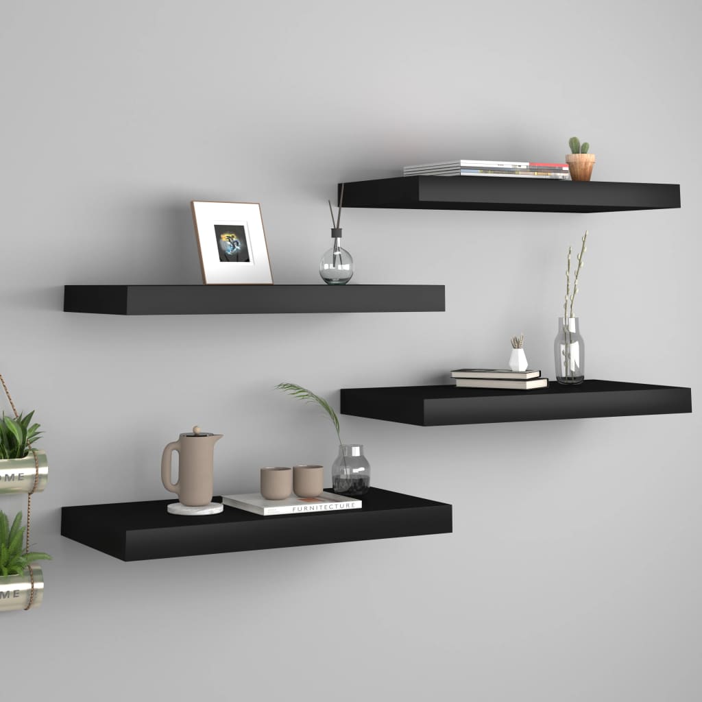 Wandschap Zwevend 23X23,5X3,8 Cm Mdf