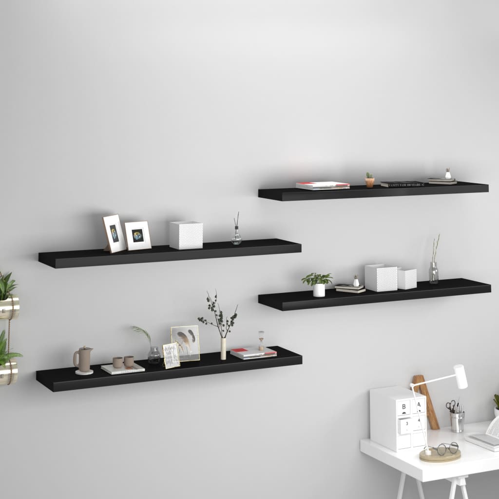 Wandschap Zwevend 23X23,5X3,8 Cm Mdf