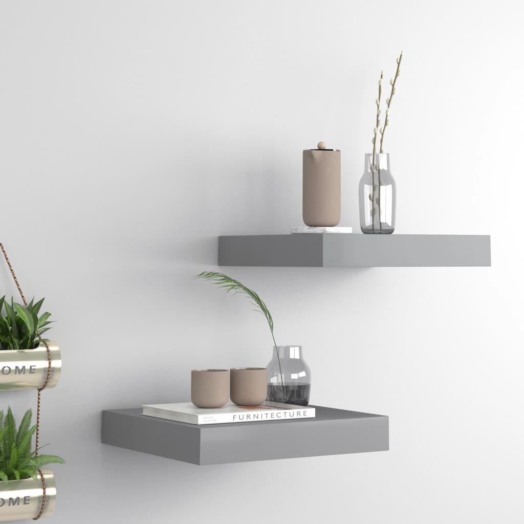 Wandschap Zwevend 23X23,5X3,8 Cm Mdf