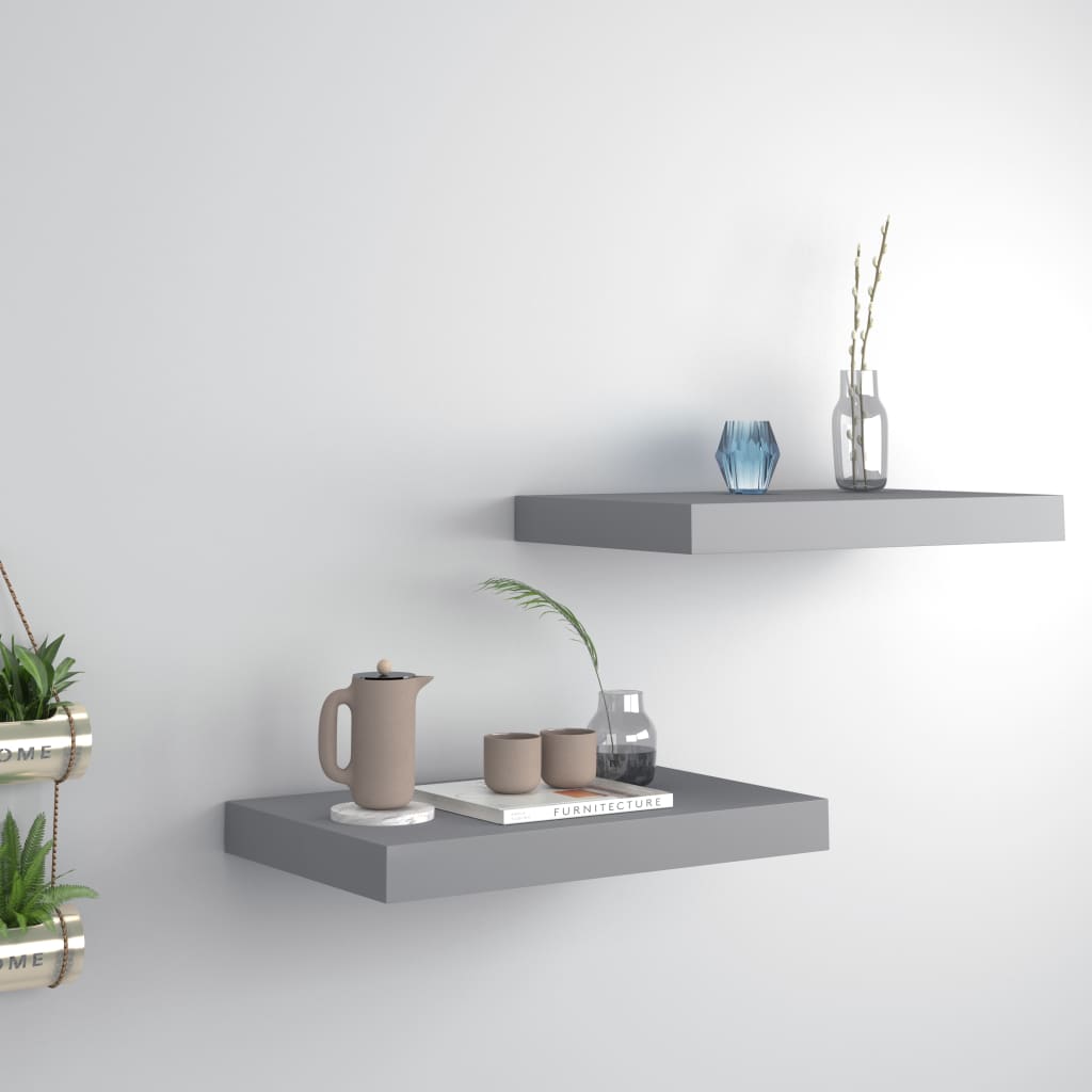 Wandschap Zwevend 23X23,5X3,8 Cm Mdf