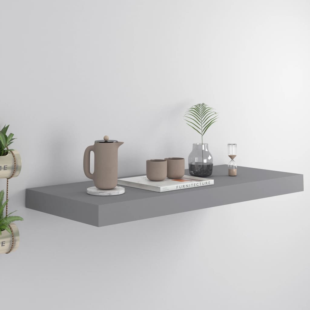 Wandschap Zwevend 23X23,5X3,8 Cm Mdf