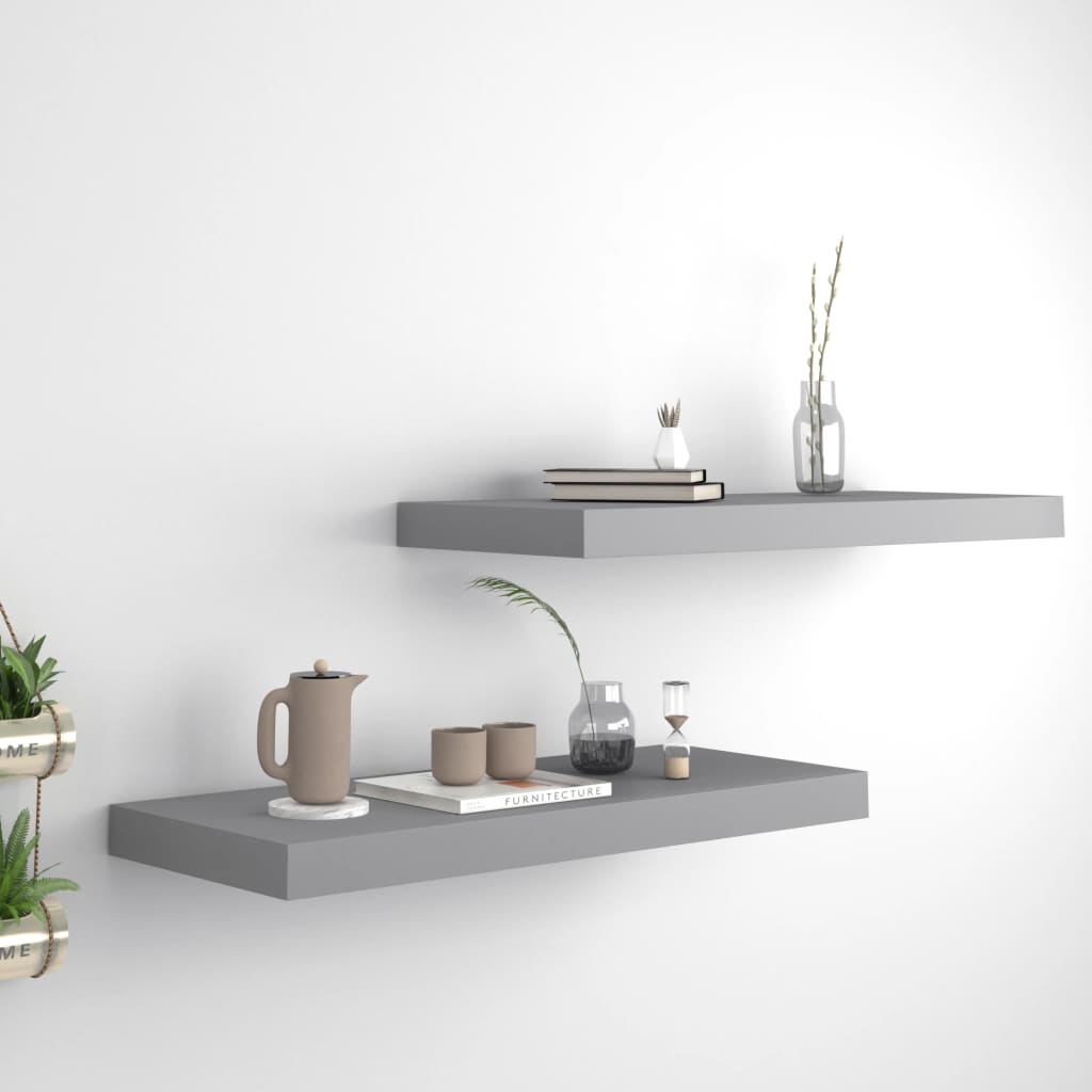 Wandschap Zwevend 23X23,5X3,8 Cm Mdf