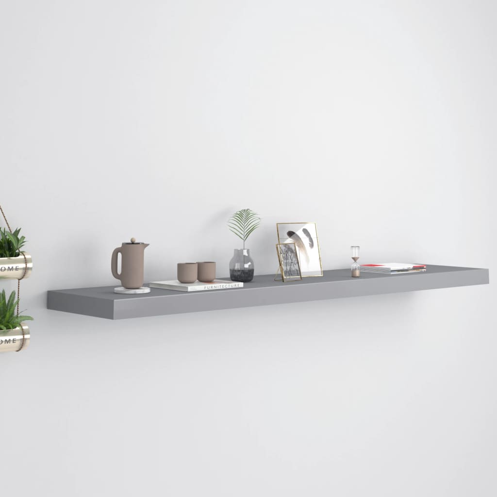 Wandschap Zwevend 23X23,5X3,8 Cm Mdf