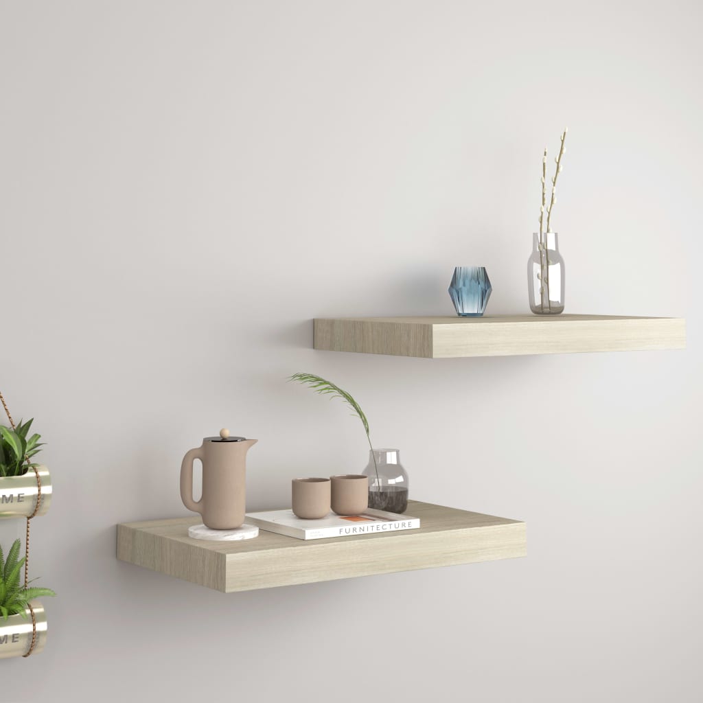 Wandschap Zwevend 23X23,5X3,8 Cm Mdf
