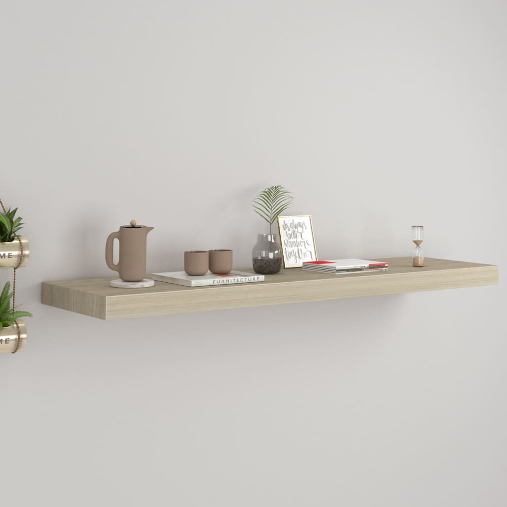 Wandschap Zwevend 23X23,5X3,8 Cm Mdf