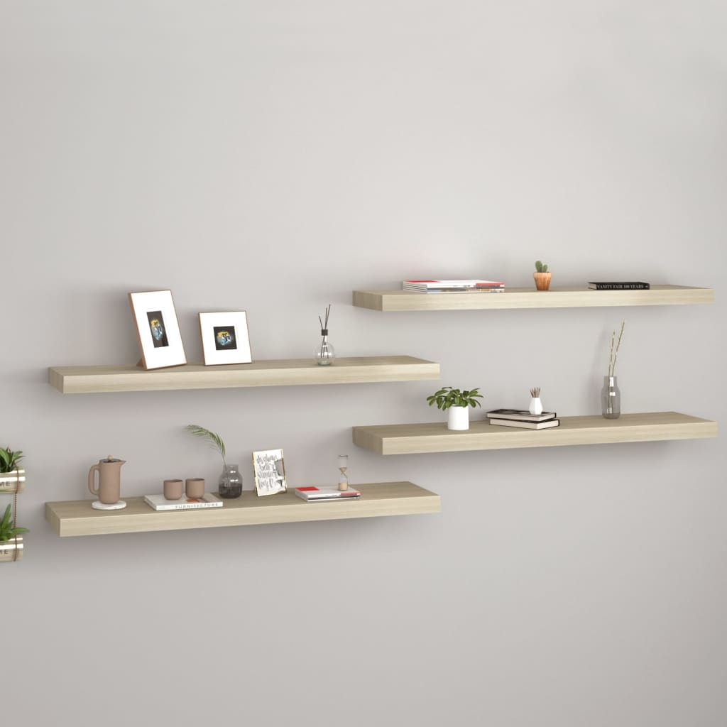 Wandschap Zwevend 23X23,5X3,8 Cm Mdf