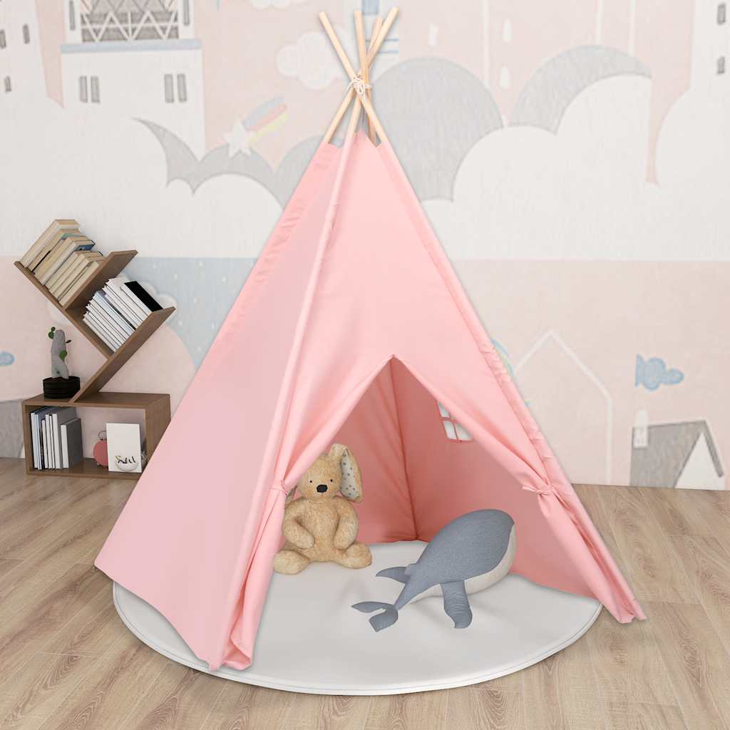 Kindertipitent Met Tas 120X120X150 Cm Peachskin