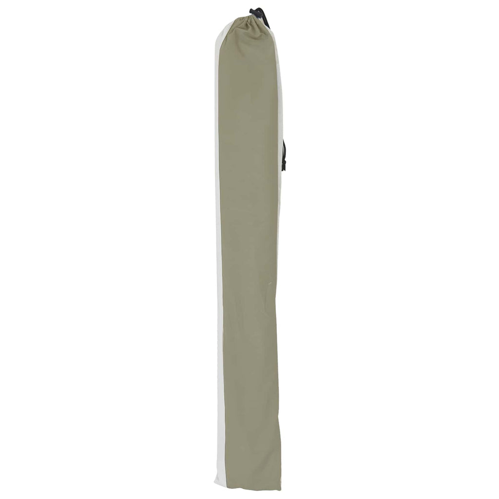 Kindertent Grijs En Wit 120 X 120 X 150 Cm Massief Grenenhout