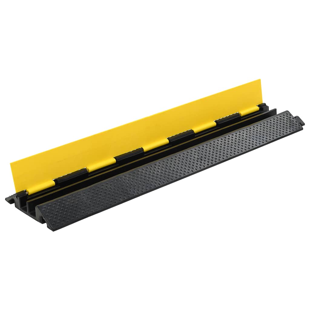 Kabelbeschermer Drempels 2 St 2 Tunnels 101,5 Cm Rubber